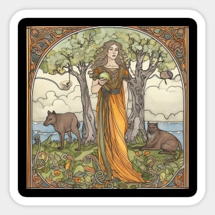 Eir Norse mythology Sticker